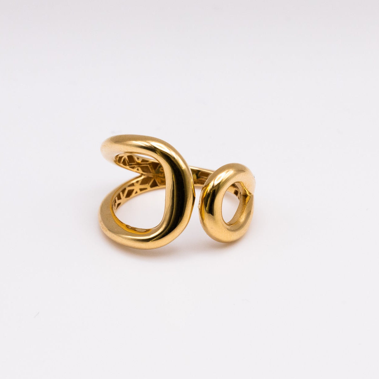 18K Open Infinity Ring