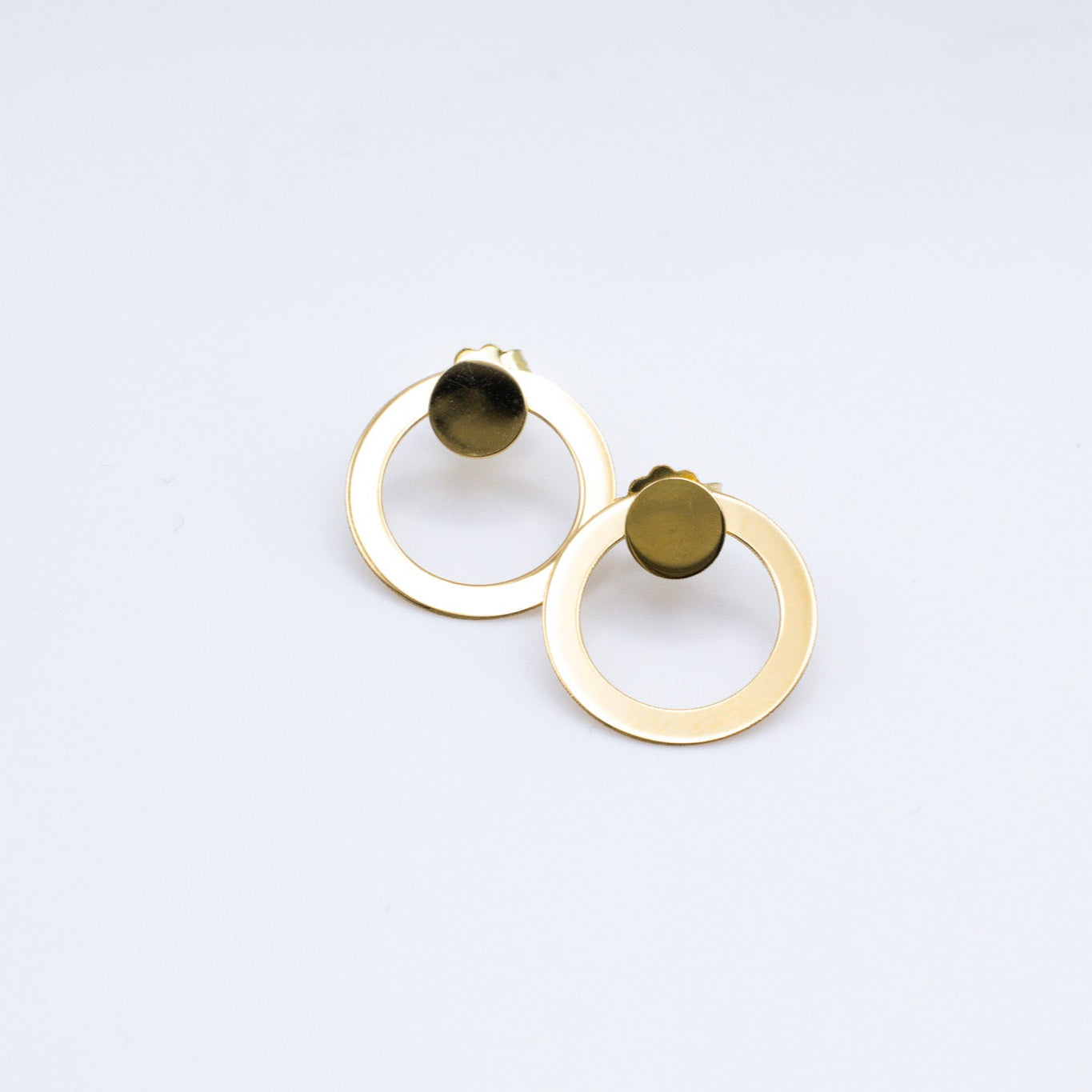 Dot Et Rondel Earrings in 18K