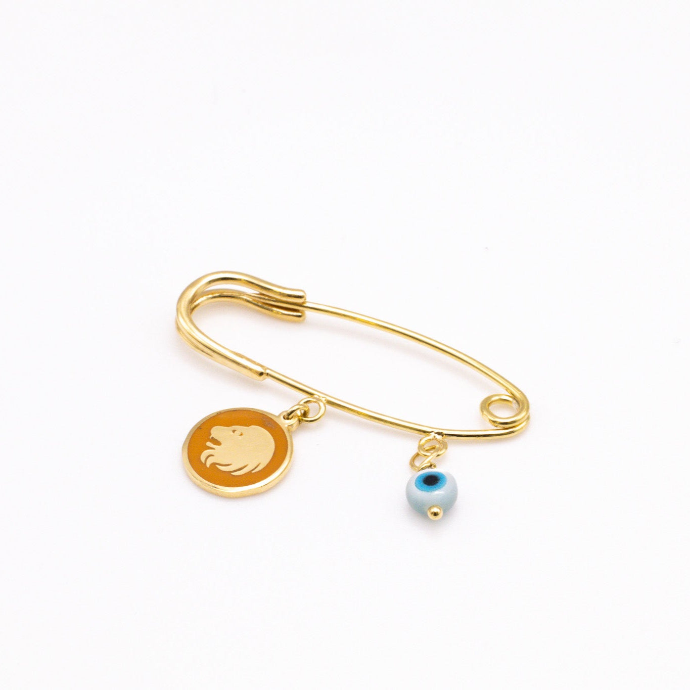 Horoscope Baby Pin in 18k Gold