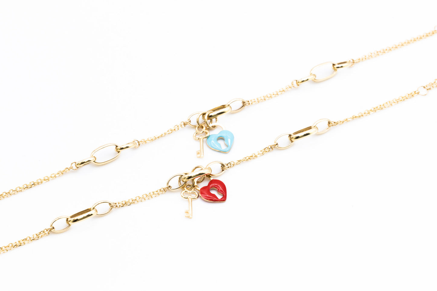 18K Love Lock Bracelets