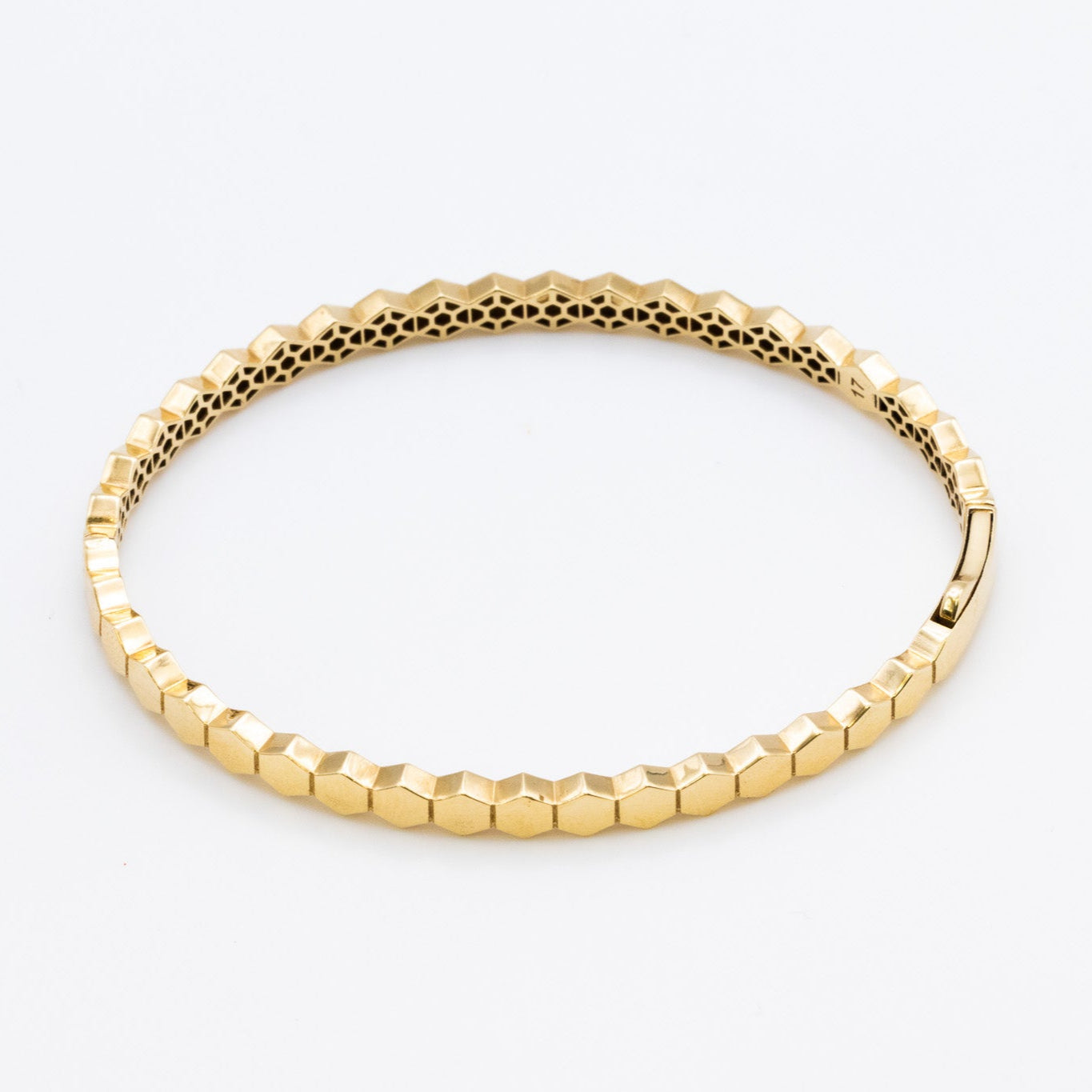 18K Solid Bangle.