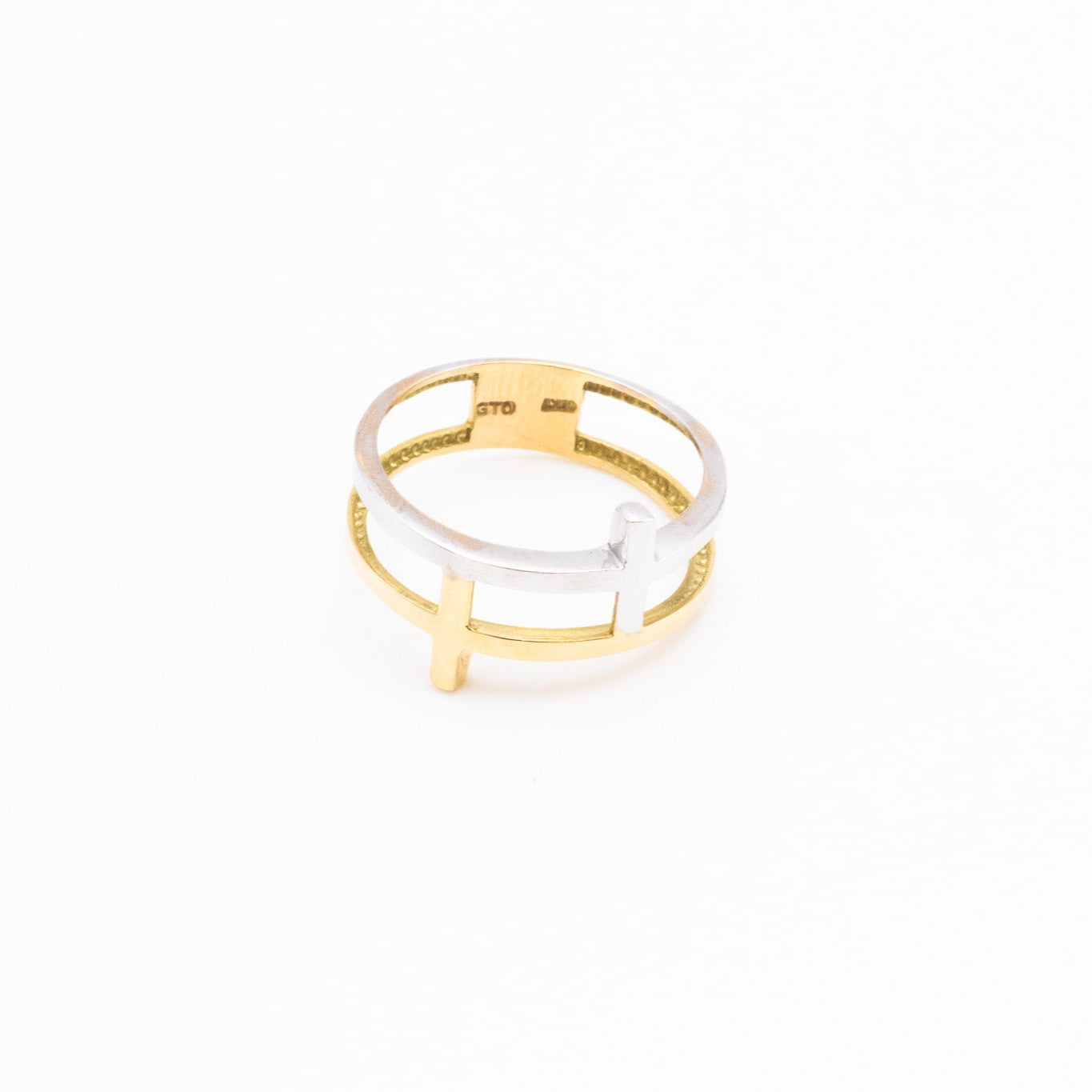 18K Two-Tone Band