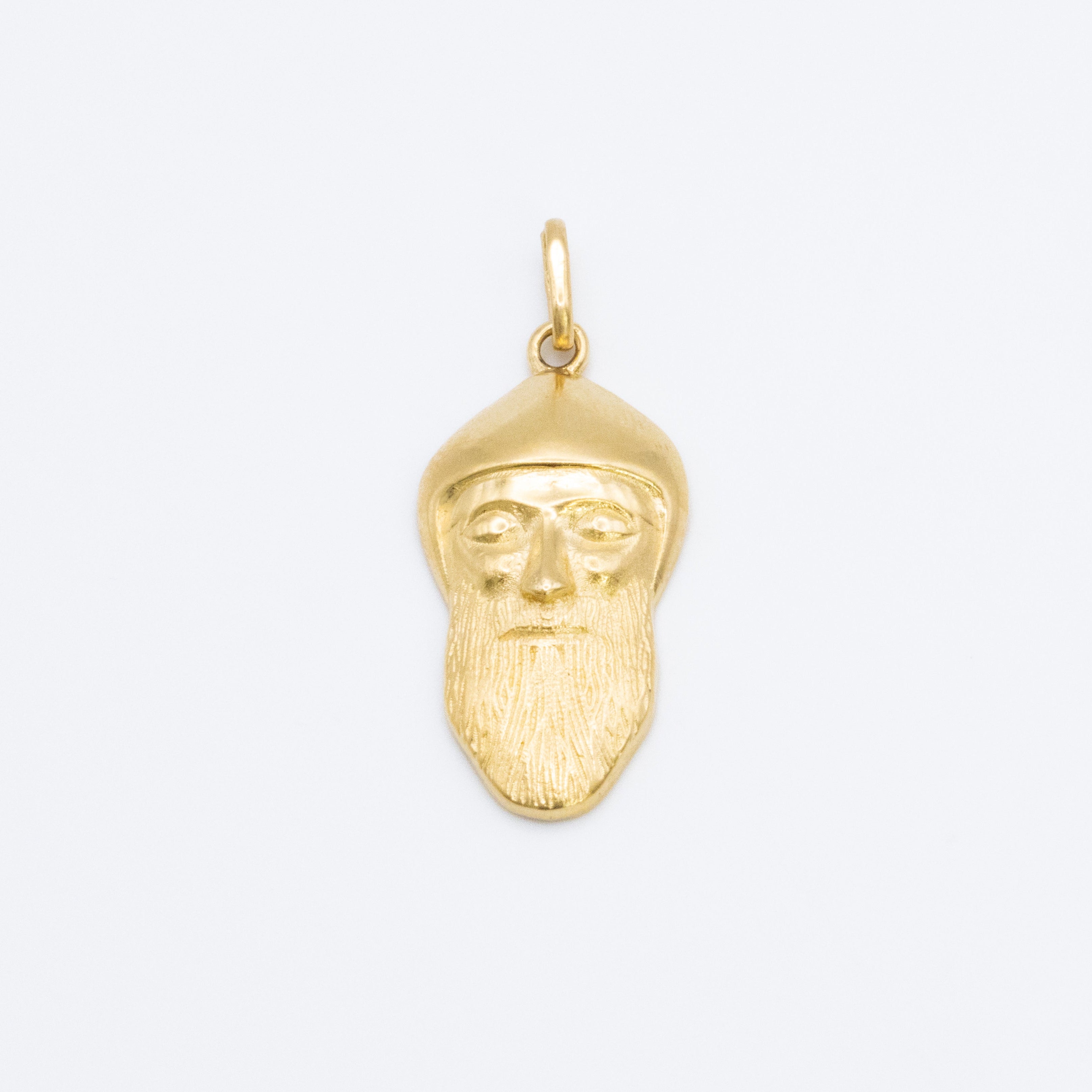Saint Charbel Pendant — 18K Solid Gold