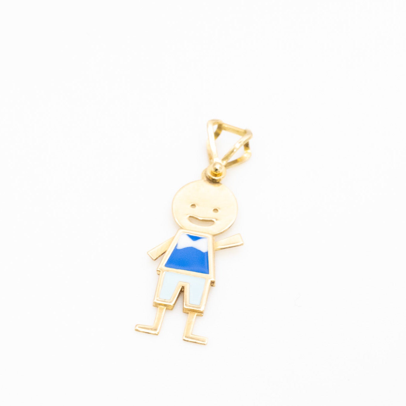18K Baby Boy Charm