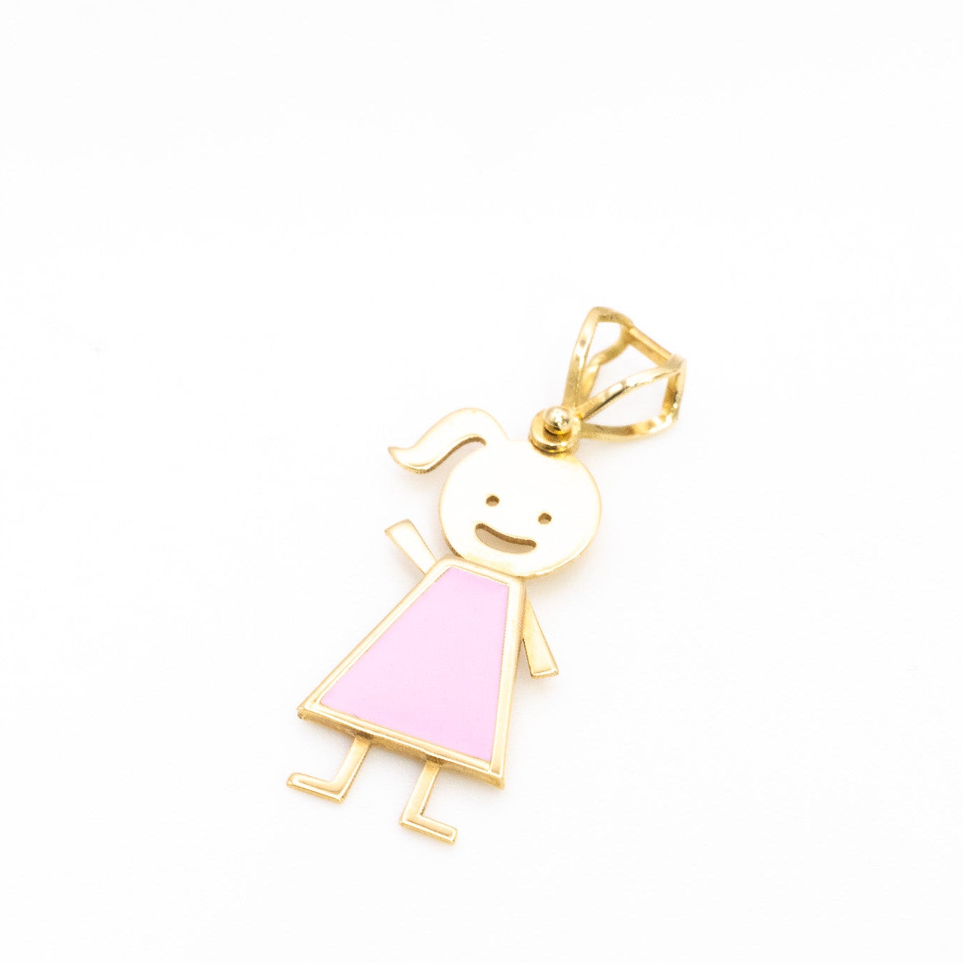 18K Baby Girl Charm