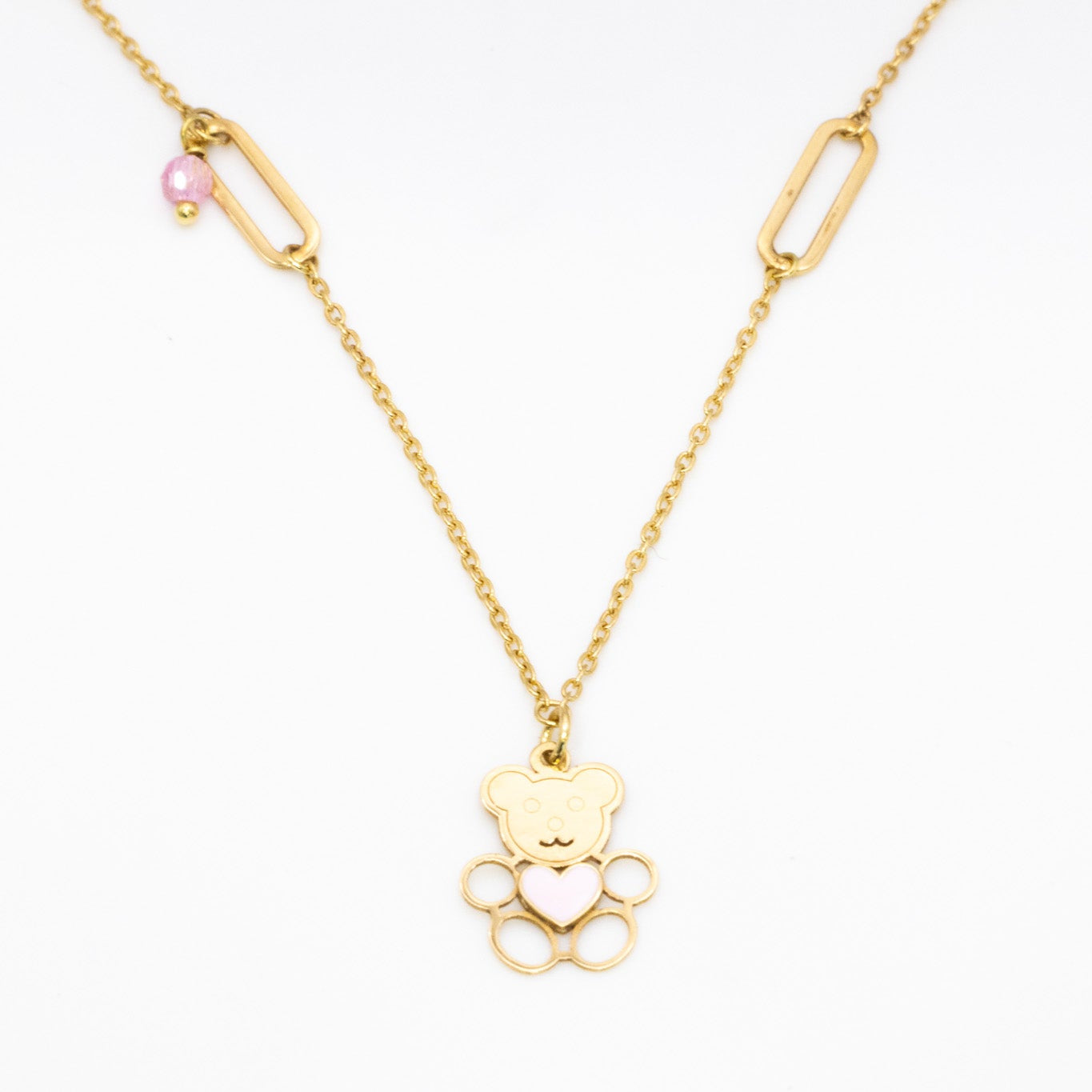 18K Bear Pendant .