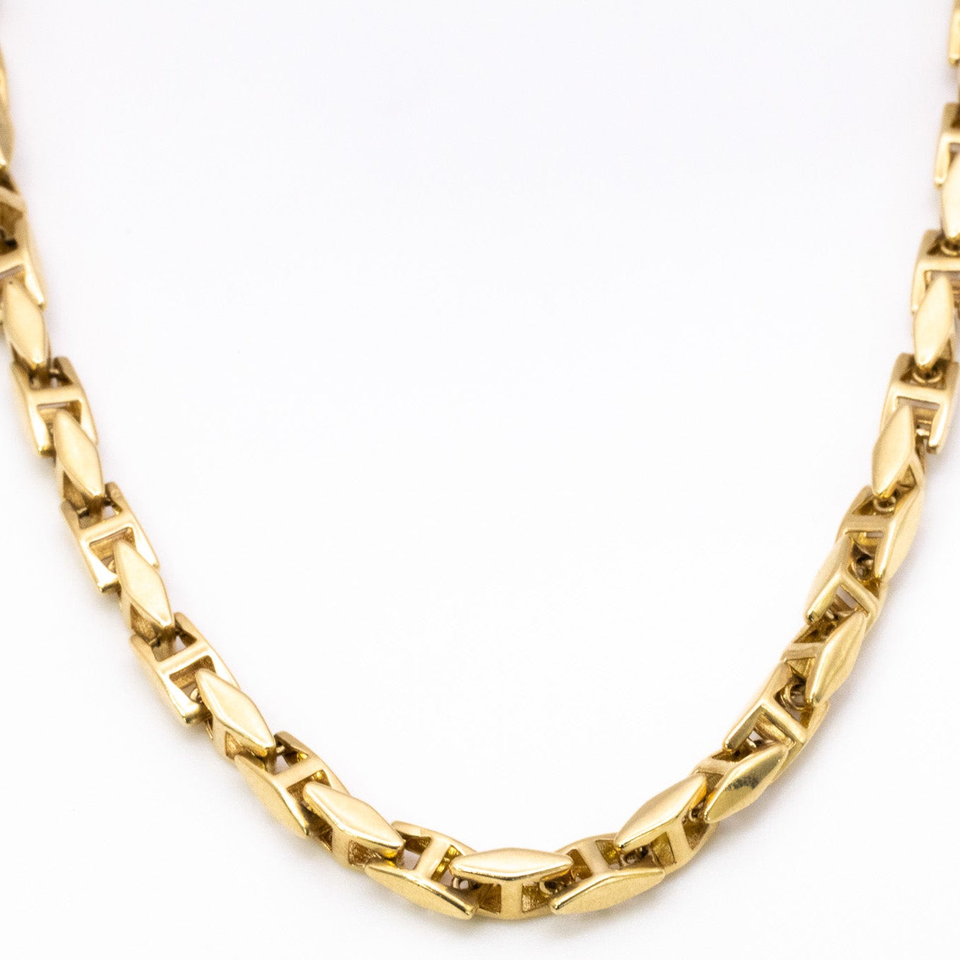 18K Anchor link chain