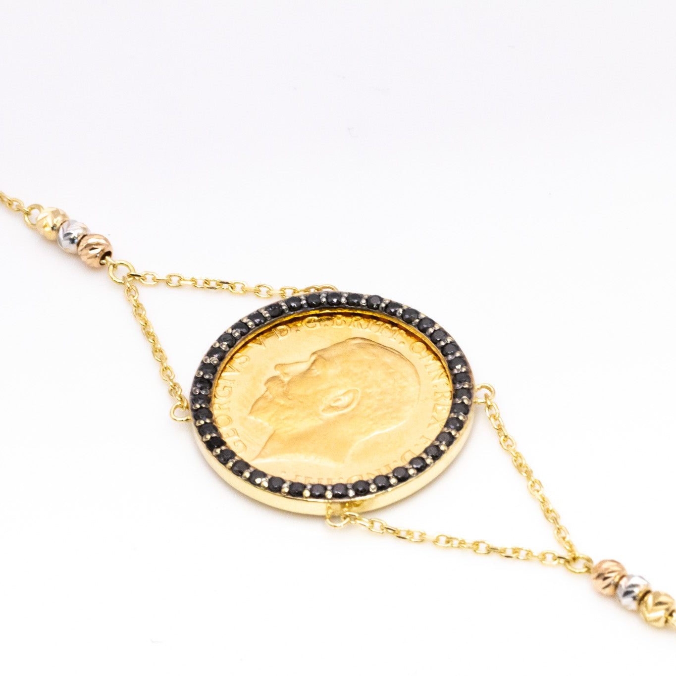 21K Coin Bracelet