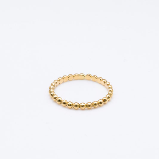 Beads Ring in 18K