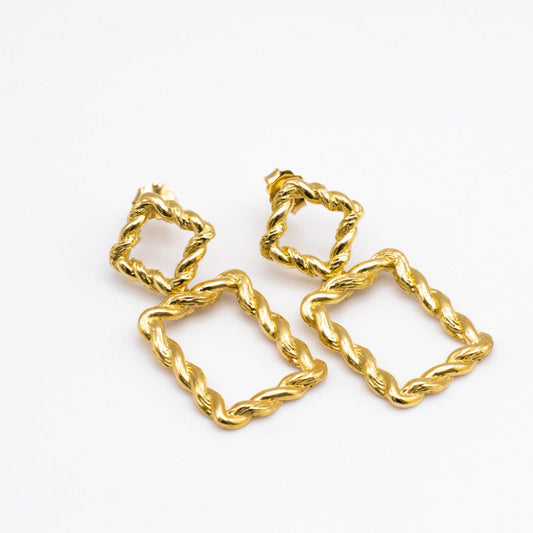 "Lozenges" in 18K Gold.