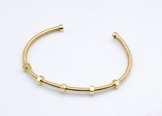 Screws-Bracelet in 18K Gold