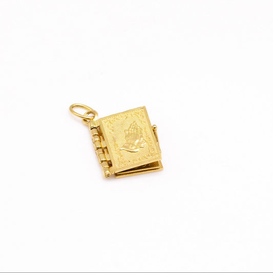 Bible Charm in 18K