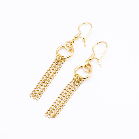 Swing Dangles in 18K