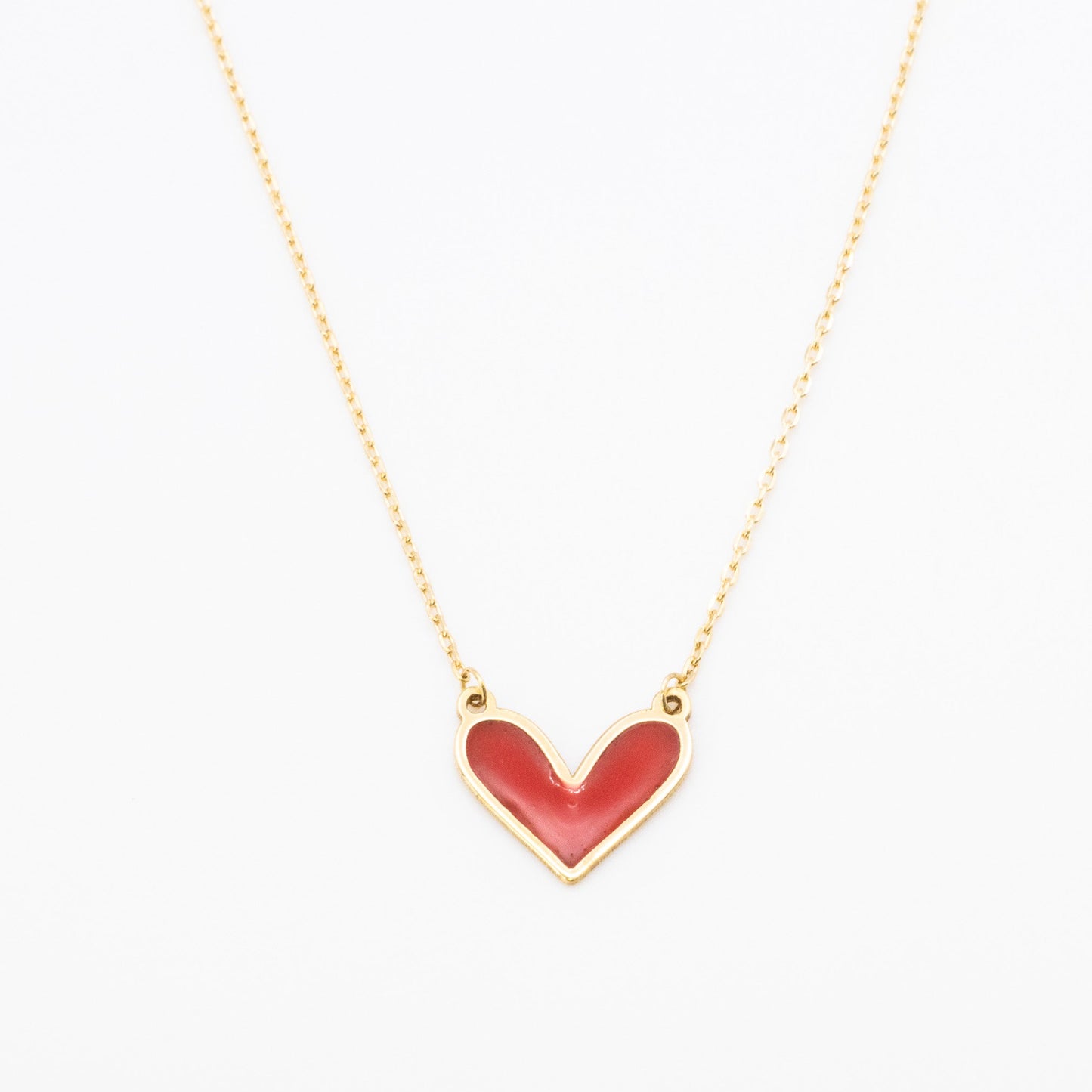 Heart in 18K.
