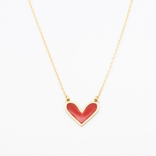 Heart in 18K.