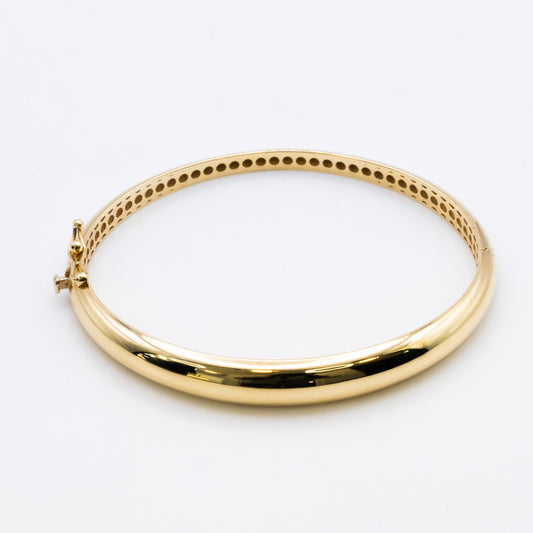 18K Solid Bangle
