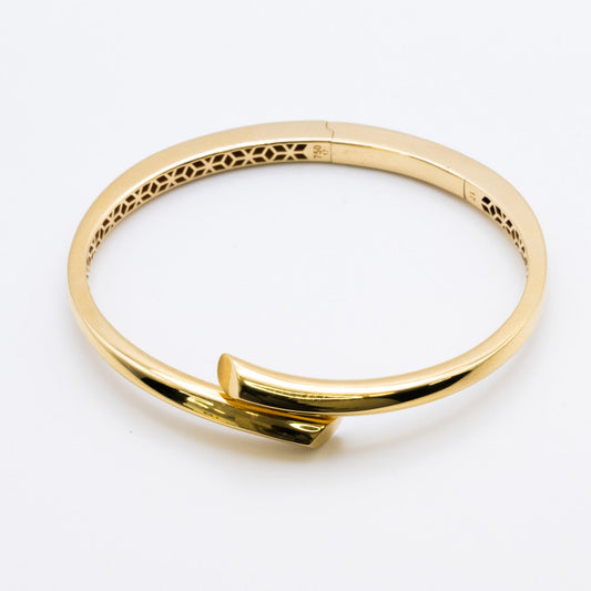 18K Cuff Bangle