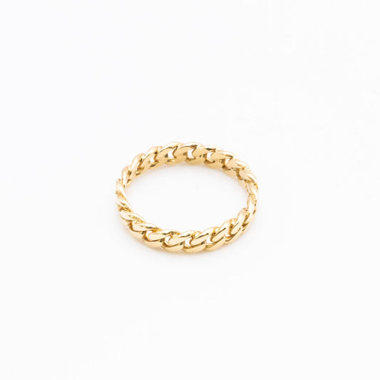 18K Cuban Link Band