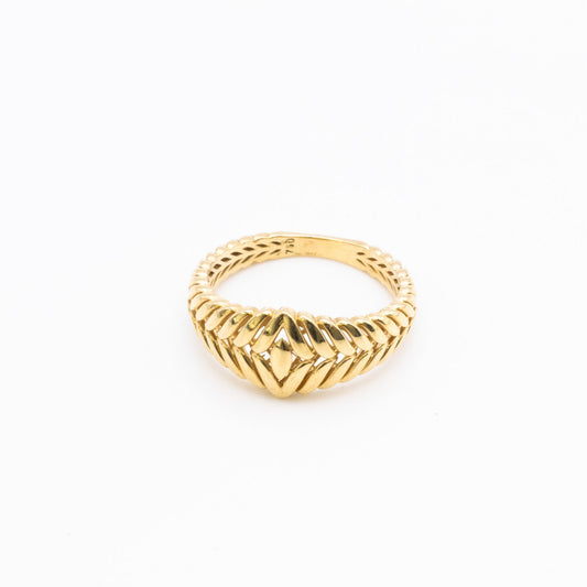 18K Braided Ring