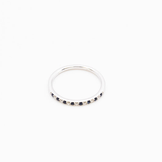 14K Diamonds And Sapphire Band
