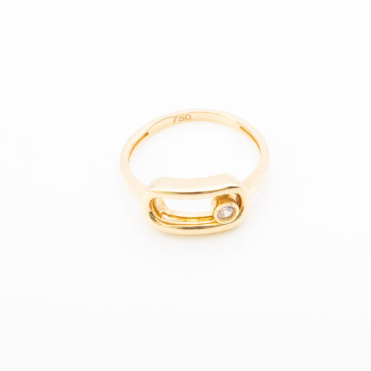 18K Dancing Oval