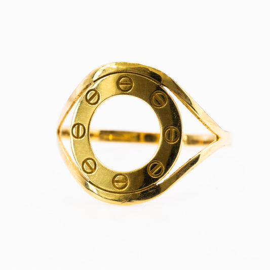 18K C Ring