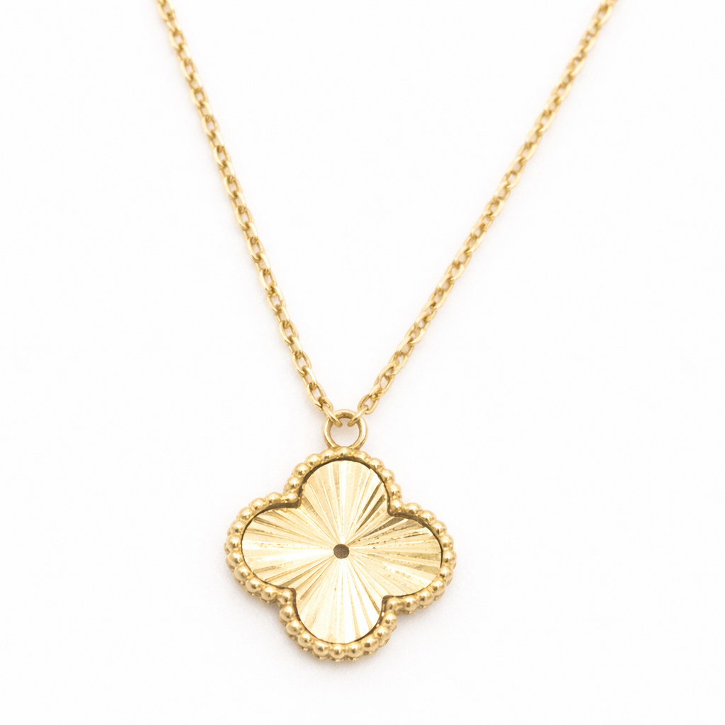 18K Clover Pendant
